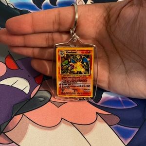 Charizard (Holo) Pokémon Card Key Chain